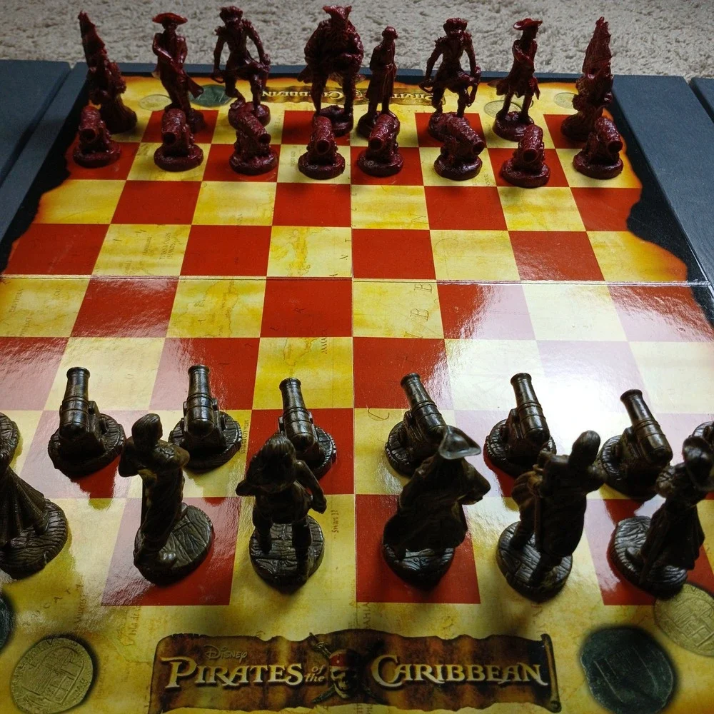 Disney Pirates of the Caribbean At Worlds End Chess Set  RARE Collector's Ed.-RB - Picture 2 of 15